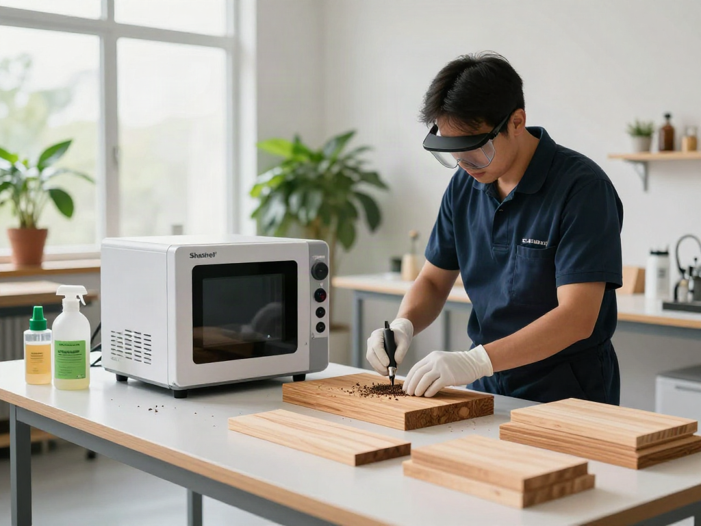 Traitement respectueux de l'environnement avec Shashel® pour éliminer les insectes xylophages.