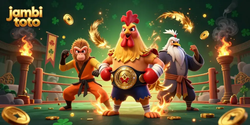 Engage with thrilling jambi toto action featuring vibrant characters in a dynamic gambling scene.