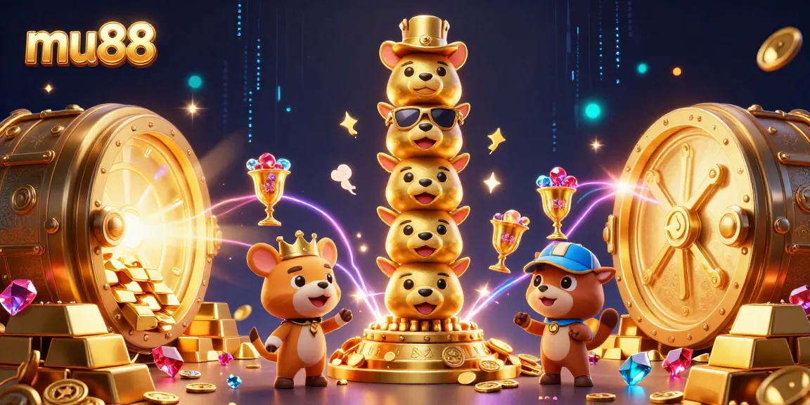 Engage with mu88's thrilling 3D casino world filled with vibrant characters and dazzling treasure.